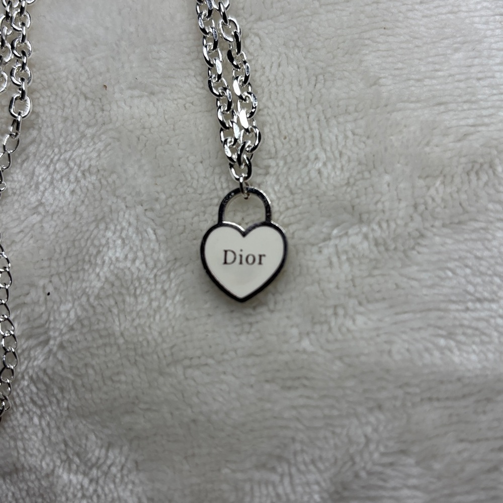 DIOR Beauty VIP gift Heart lock necklace